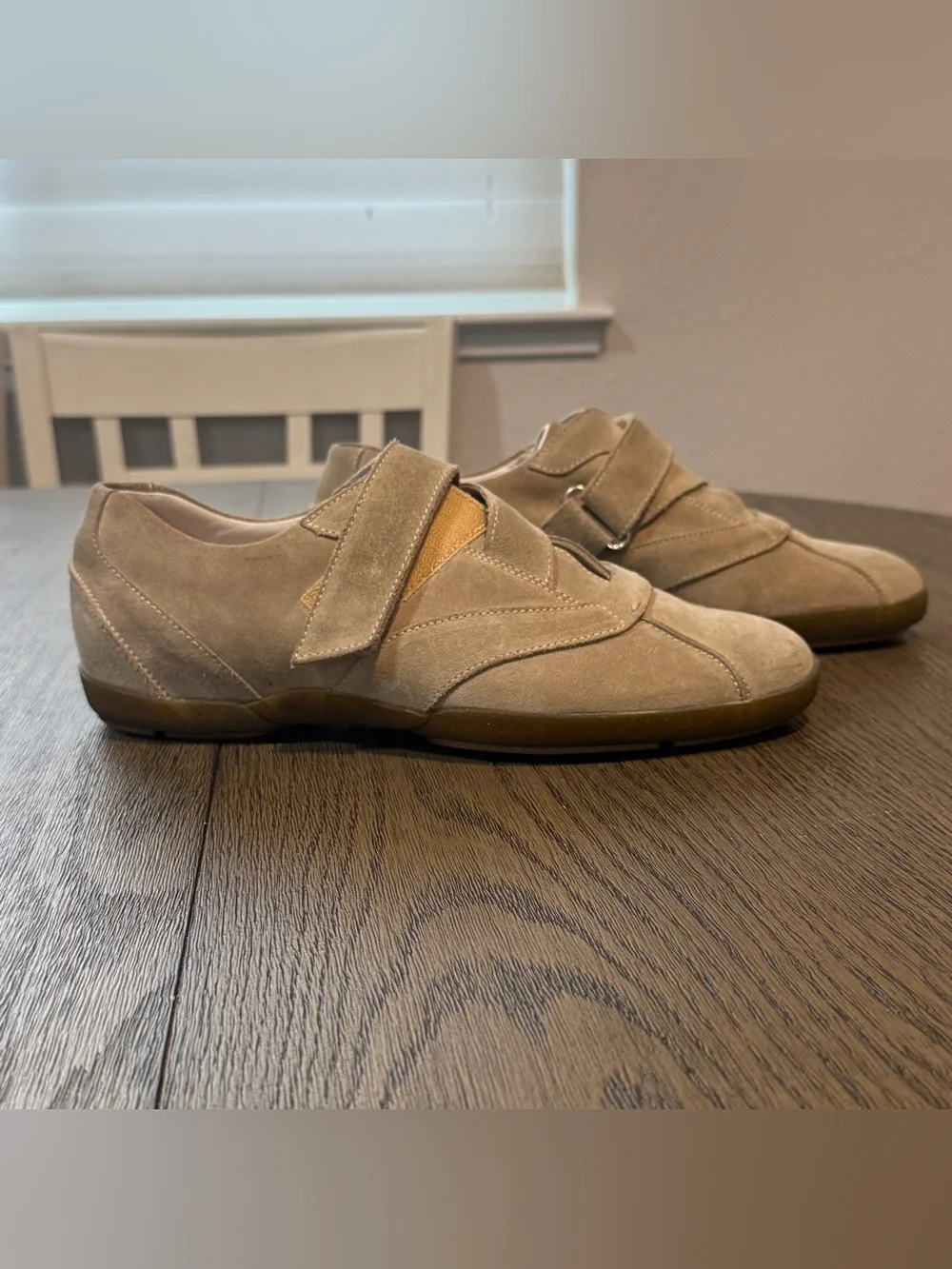 Bruno Magli Taupe Suede Men's Slip-On Loafers